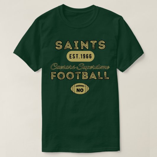 New Orleans Football stijl TShirt - 4 (Design voorkant)