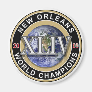 NEW ORLEANS - Football wereldkampioenen 2009 Magneet