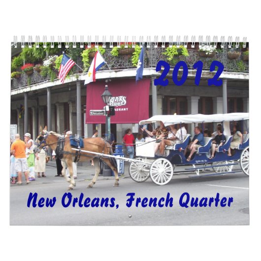 New Orleans, Frans kwartaal 2012 Kalender (Hoes)