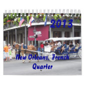 New Orleans, Frans kwartaal 2013 Kalender (Hoes)