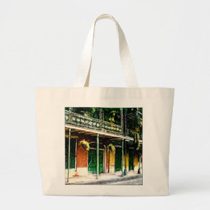NEW ORLEANS FRANS QUARTER GROTE TOTE BAG