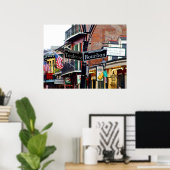 NEW ORLEANS FRANS QUARTER POSTER (Thuiskantoor)