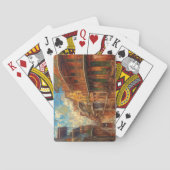 New Orleans Franse wijk, Futurisme stijl kunst Pokerkaarten (Achterkant)