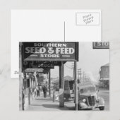 New Orleans French Market: 1935 Briefkaart (Voorkant / Achterkant)