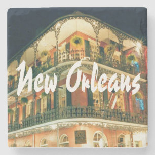 New Orleans French Quarter Architecture Stenen Onderzetter