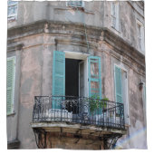 New Orleans French Quarter Balcony Shower Curtain Douchegordijn (Voorkant)
