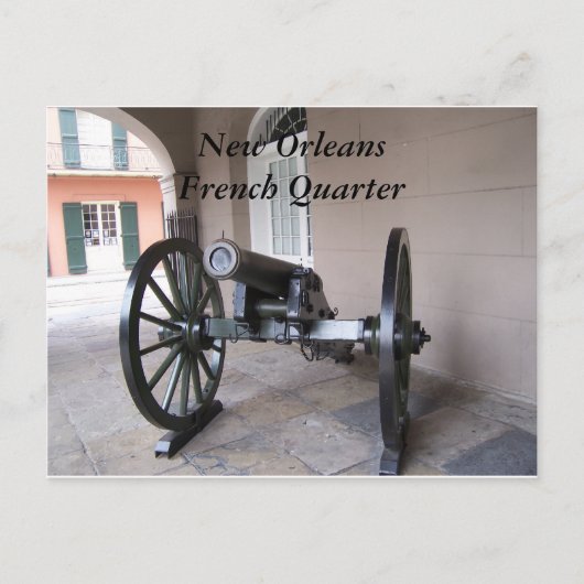 New Orleans French Quarter Briefkaart (Voorkant)