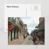 New Orleans French Quarter Briefkaart (Voorkant / Achterkant)