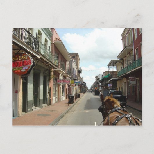 New Orleans French Quarter Briefkaart (Voorkant)