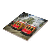 New Orleans French Quarter Ceramic Tiles Tegeltje (Zijkant)