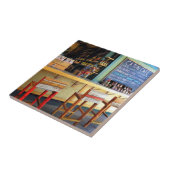 New Orleans French Quarter Ceramic Tiles Tegeltje (Zijkant)