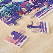 New Orleans French Quarter Colorful Waterverf Legpuzzel (Zijkant)