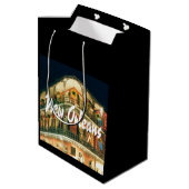 New Orleans French Quarter gebouw foto Medium Cadeauzakje (Achterkant Gekanteld)