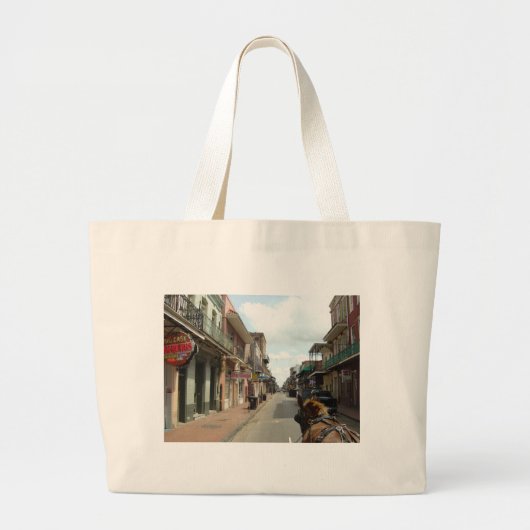 New Orleans French Quarter Grote Tote Bag (Voorkant)