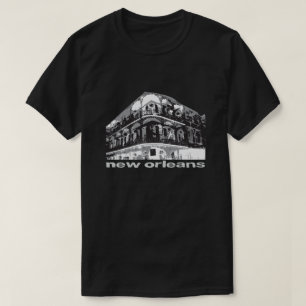 New Orleans French Quarter hoek T-shirt