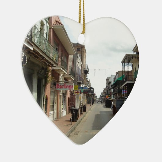 New Orleans French Quarter Keramisch Ornament (Rechts)