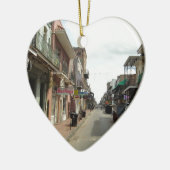 New Orleans French Quarter Keramisch Ornament (Links)