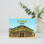 New Orleans French Quarter Louisiana Briefkaart (Staand voorkant)