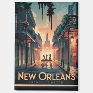 New Orleans French Quarter Magneet