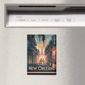 New Orleans French Quarter Magneet (Insitu (Vaatwasser))