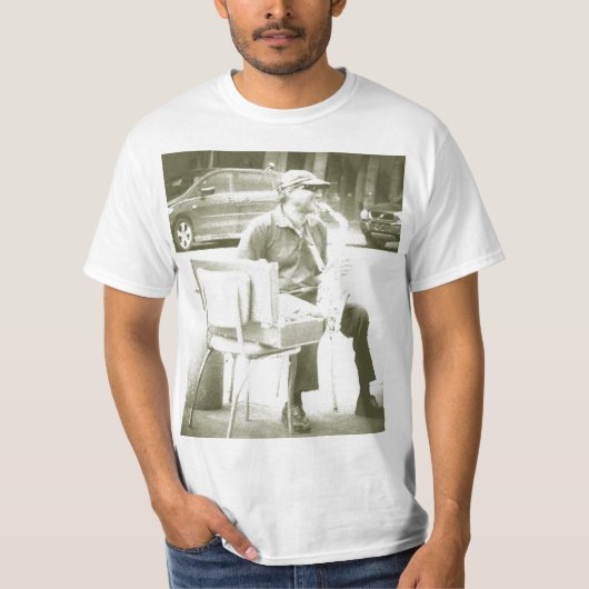 New Orleans French Quarter Musician T shirt (Voorkant)