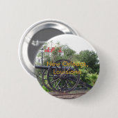 New Orleans French Quarter Ronde Button 5,7 Cm (Voorkant /achterkant)