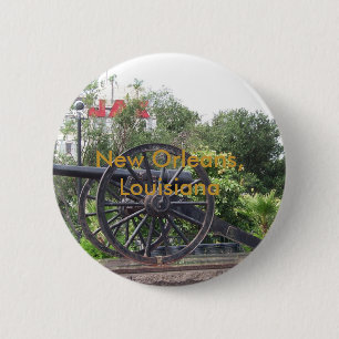 New Orleans French Quarter Ronde Button 5,7 Cm