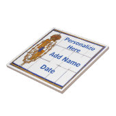 New Orleans French Quarter Sign Tegels Tegeltje (Zijkant)