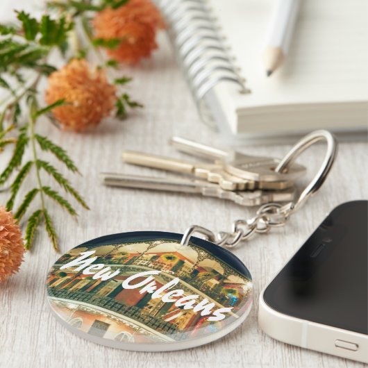 New Orleans French Quarter Sleutelhanger (Voorkant Rechts)