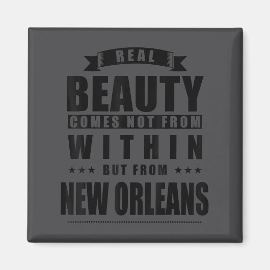 New Orleans - Funny D City Gift  Magneet (Voorkant)