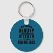 New Orleans - Funny D City Gift  Sleutelhanger (Voorkant)