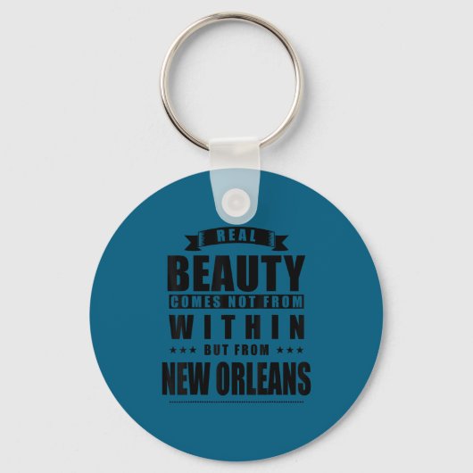 New Orleans - Funny D City Gift  Sleutelhanger (Voorkant)