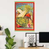  New Orleans Gardening Seeds Poster (Thuiskantoor)