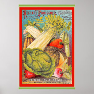 New Orleans Gardening Seeds Poster