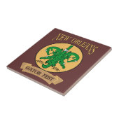 New Orleans Gator Fest Tegeltje (Zijkant)