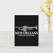 New Orleans geschenken en T - shirts Uni Mardi Gra Kaart (Gele Bloem)