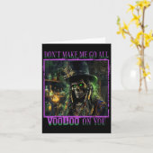 New Orleans Ghost Tour Y Priest Voodoo Mardi Gras  Kaart (Gele Bloem)