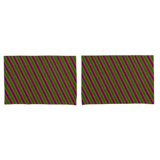 New Orleans Glitter Stripes Kussensloop (Voorkant-Set)