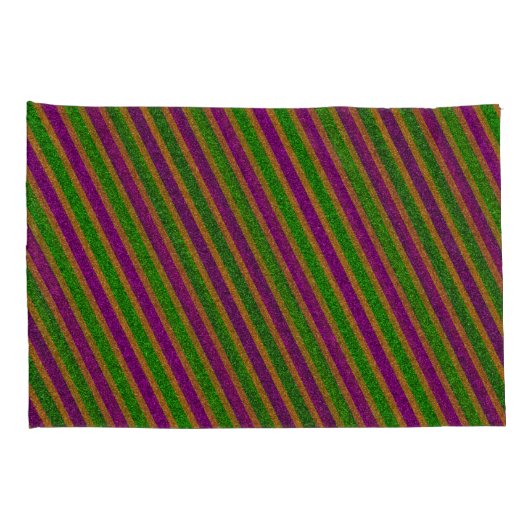 New Orleans Glitter Stripes Kussensloop (Achterkant-Rechts)