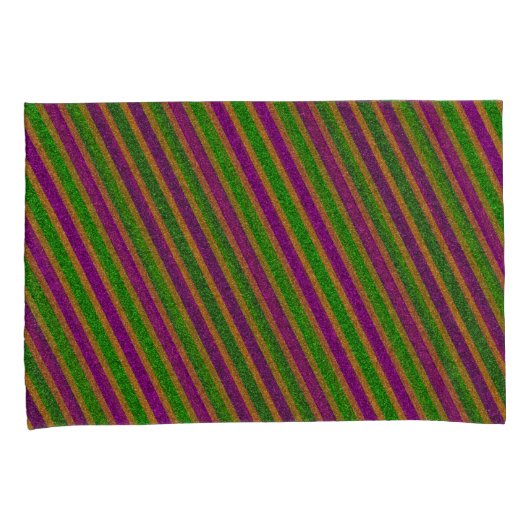 New Orleans Glitter Stripes Kussensloop (Voorkant-Rechts)