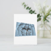 New Orleans Grays Flag Briefkaart (Staand voorkant)