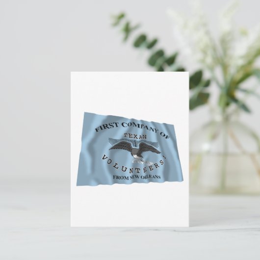 New Orleans Grays Flag Briefkaart (Staand voorkant)