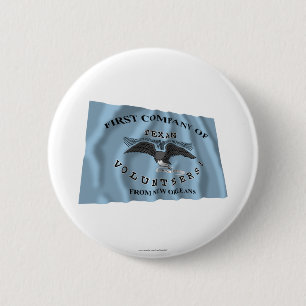 New Orleans Grays Flag Ronde Button 5,7 Cm