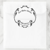 New Orleans Grillwork Cooking Baking Ronde Sticker (Tas)