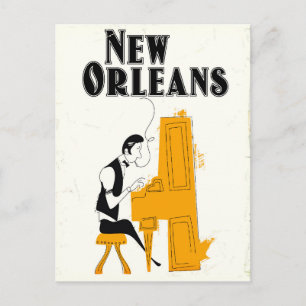 New Orleans Honky Tonk Briefkaart