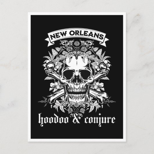 New Orleans: Hoodoo & Conjure Briefkaart (Voorkant)