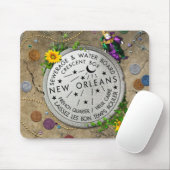 New Orleans Iconic Water Meter Muismat (Met muis)