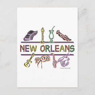 New-Orleans-ICONS- kopie Briefkaart