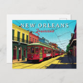 New Orleans Inspired Urban Art Briefkaart (Voorkant / Achterkant)