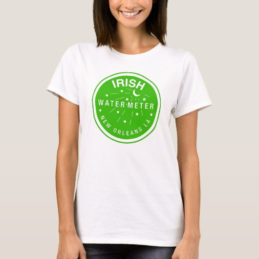 New Orleans Irish Water Meter Hoesje T-shirt (Voorkant)